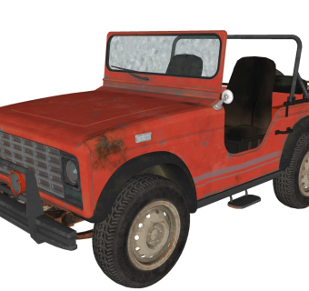 超精细汽车模型 吉普 fliss jeep